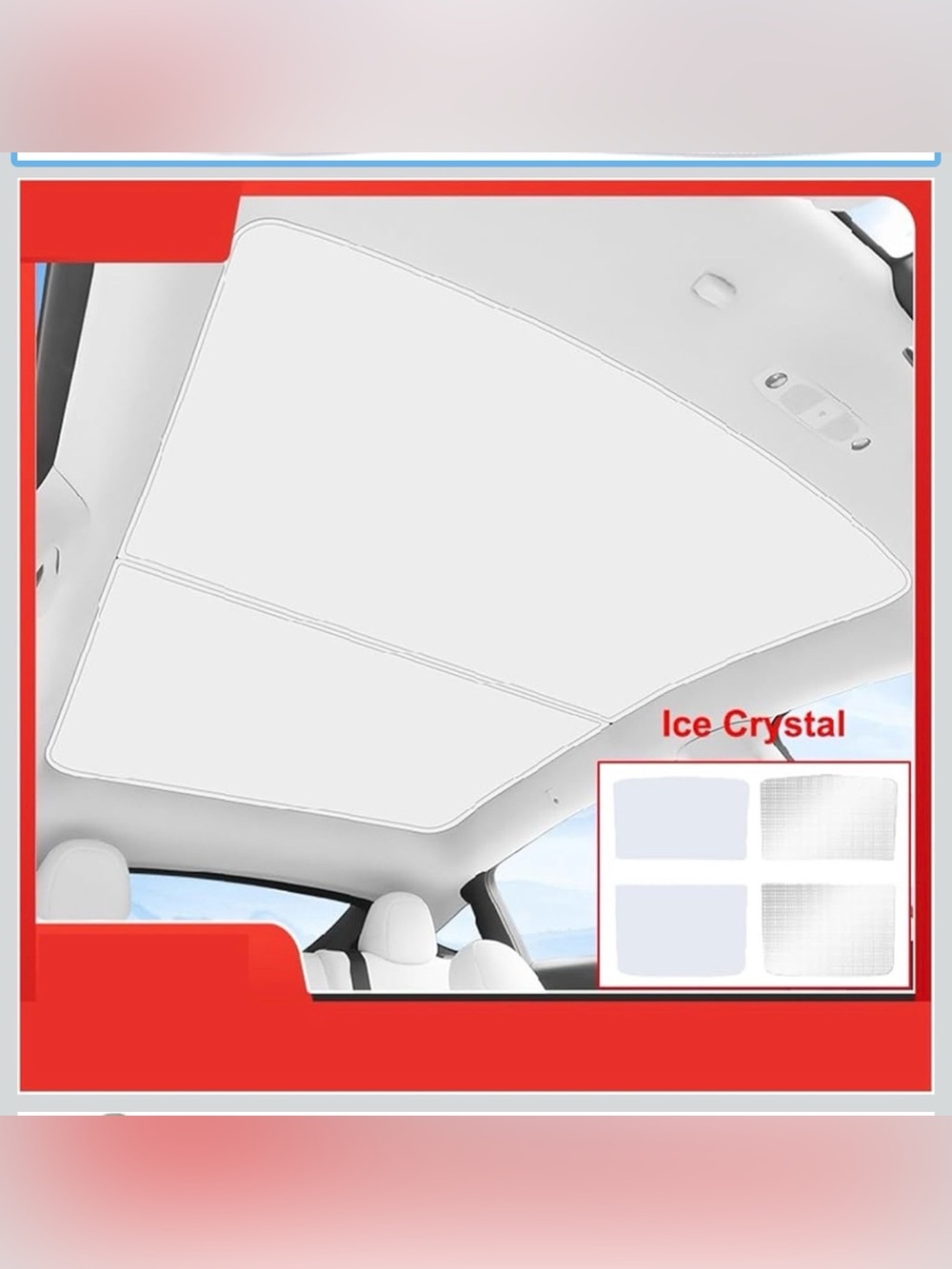 (NEW) Sunroof Sunshades Tesla Model 3+ Highland 2024 Front Rear Glass Model3